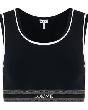 Loewe Logo Tank Top - Black