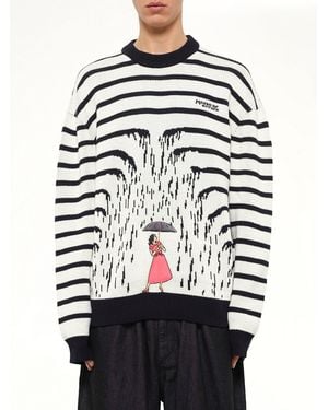 House of Errors Knitted Rain Jumper - White