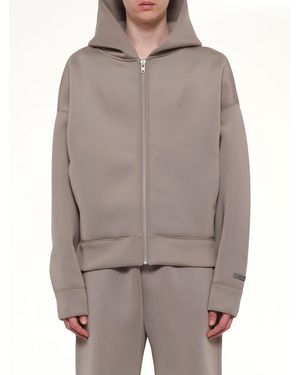 Entire studios Scuba Zip Hood - Grey