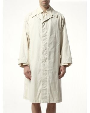 Maison Margiela Trench Rain Coat, 100% Cotton - Natural