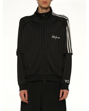 Y-3 Pinstripe Track Top - Black