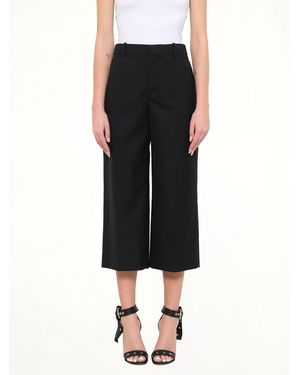 Givenchy Short Wool Trousers - Black
