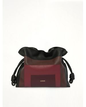 Loewe Flamenco Clutch Square - Red