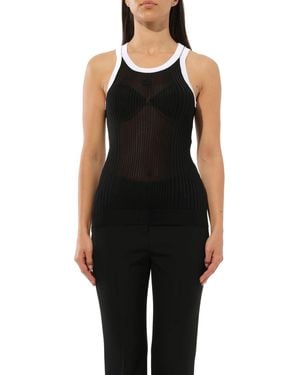 Givenchy Podium Sleeveless Tops - Black