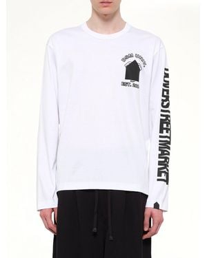DSM KEI NINOMIYA Dsmu Long Sleeve T-Shirt - White
