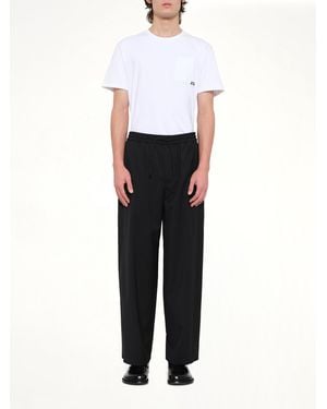 Loewe Drawstring Pants Af - Black