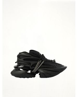 Balmain Unicorn Low Neoprene Trainer - Black