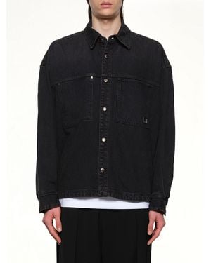 WOOYOUNGMI Double Pocket Denim Shirt - Blue