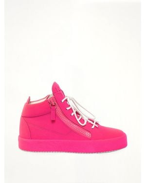 Giuseppe Zanotti Don Flok Ricamo Trainer - Pink