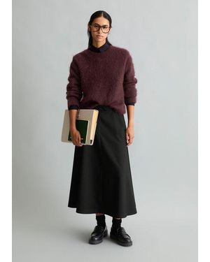 Marc O' Polo Falda Acampanada - Negro