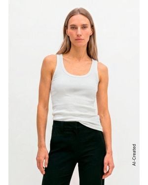 Marc O' Polo Regular Tanktop - Wit