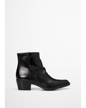 Marc O' Polo Botines De Estilo Western, Modelo Rodeo - Blanco