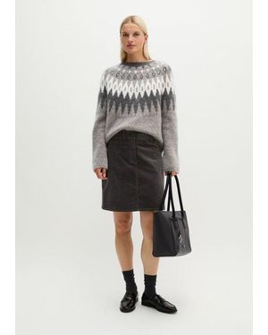 Marc O' Polo Fluwelen Minirok - Zwart