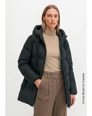 Marc O' Polo Donsjas Met Capuchon, Regular Pasvorm - Zwart