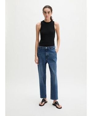 Marc O' Polo Vaqueros Modelo Iva Boyfriend Cropped - Azul