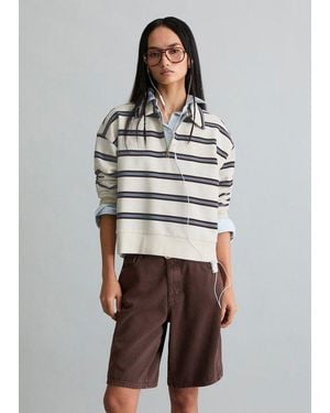 Marc O' Polo Polo Relajado - Gris
