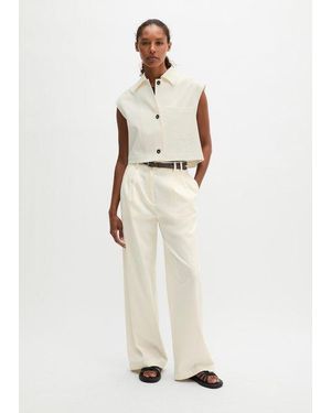 Marc O' Polo Gilet Squadrato - Bianco