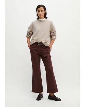 Marc O' Polo Pantalones Modelo Marthe Acampanados - Blanco