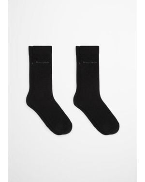 Marc O' Polo Calcetines Con Logotipo - Negro