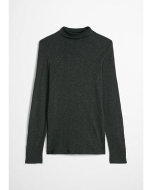 Marc O' Polo Slim-Fit Shirt Met Lange Mouwen - Groen