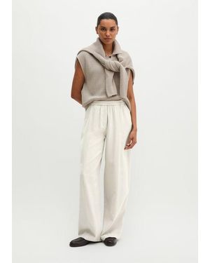 Marc O' Polo Pantalón Barrel - Blanco