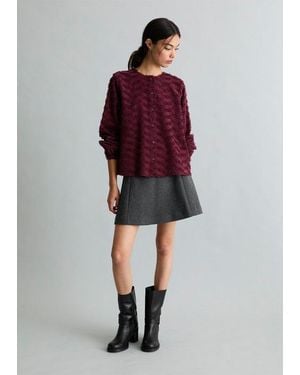 Marc O' Polo Relaxte Blouse - Rood