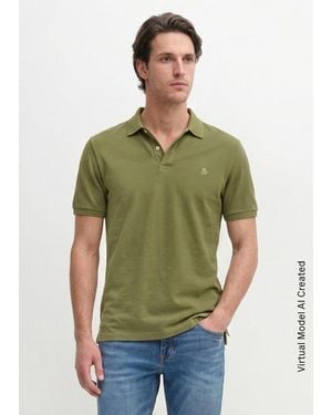 Marc O' Polo Polo Regular De Piqué - Verde