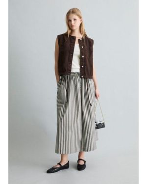 Marc O' Polo Falda Acampanada - Gris