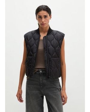 Marc O' Polo Gilet Trapuntato Mop X Function - Nero