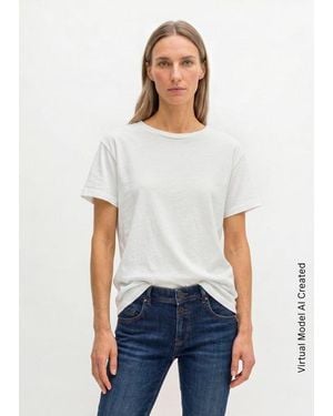 Marc O' Polo Basic-T-Shirt Loose - Blanco