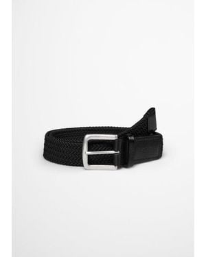 Marc O' Polo Cinturón Trenzado - Negro