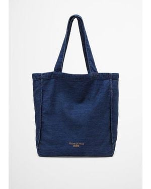 Marc O' Polo Bolso Shopper De Denim Grande - Azul