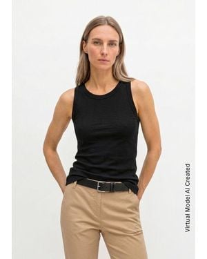 Marc O' Polo Regular Tanktop - Zwart