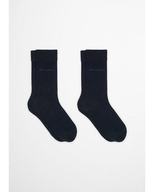 Marc O' Polo Calcetines Con Logotipo - Azul