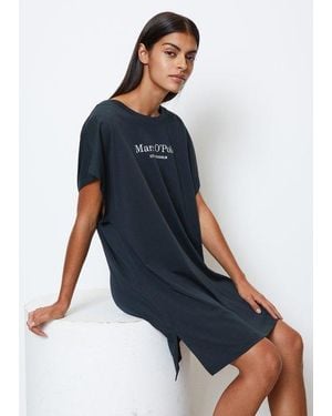 Marc O' Polo Camiseta Larga Estilo Loungewear - Azul