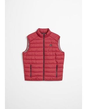 Marc O' Polo Chaleco Acolchado Regular - Rojo
