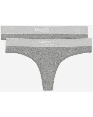 Marc O' Polo Tanga De Canalé Fino - Gris