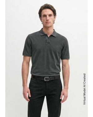 Marc O' Polo Polo Regular De Piqué - Gris