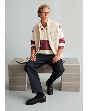 Marc O' Polo Teddyvest Regular - Grijs