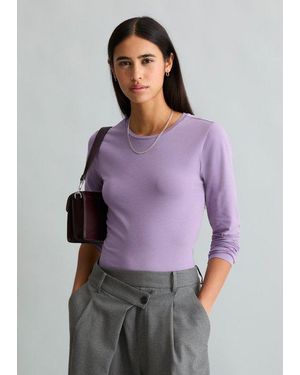 Marc O' Polo Longsleeve Slim - Paars