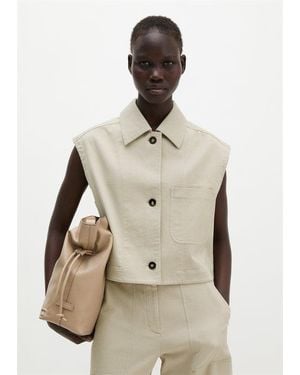 Marc O' Polo Gilet Squadrato - Neutro