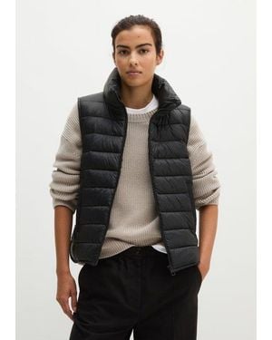 Marc O' Polo Gilet Leggero Trapuntato Aderente - Nero