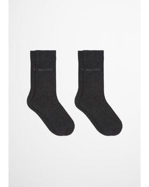 Marc O' Polo Calcetines Con Logotipo - Negro