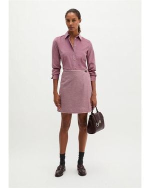 Marc O' Polo Mini-Wikkelrok, Regular - Roze