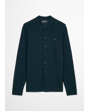 Marc O' Polo Vest, Regular Fit - Blauw