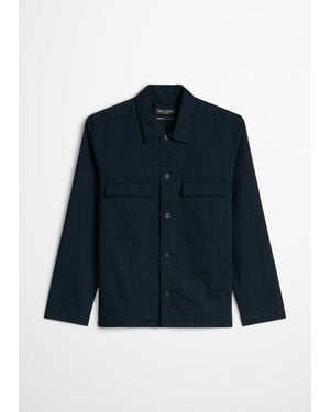 Marc O' Polo Overshirt, Regular Pasvorm - Blauw