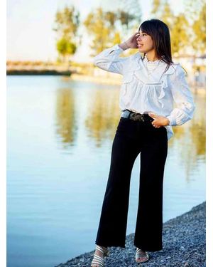 Mariquita Trasquilá Jeans Arricciati - Nero