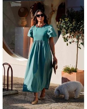 Mariquita Trasquilá Vestido Algodón Verano - Multicolor