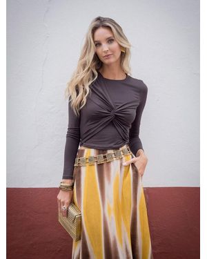 Mariquita Trasquilá Top Nudo - Marrone
