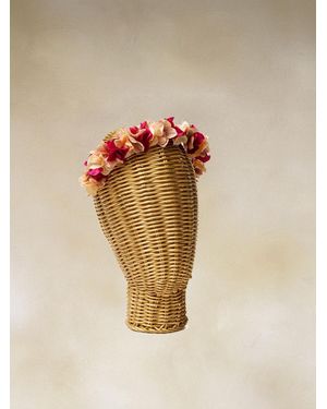 Mariquita Trasquilá Cerchietto Floral Ninfa - Neutro